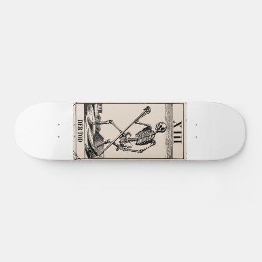 Der Tod / Death Tarot Card Persoonlijk Skateboard (Horizontaal)