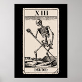 Der Tod/Death Tarot Kaart Poster (Voorkant)
