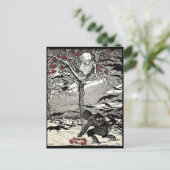 Der Tod im Baum briefkaart (Staand voorkant)
