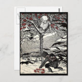Der Tod im Baum briefkaart (Voorkant / Achterkant)