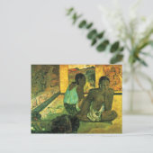 Der Traum (Reria) van Gauguin Paul Briefkaart (Staand voorkant)