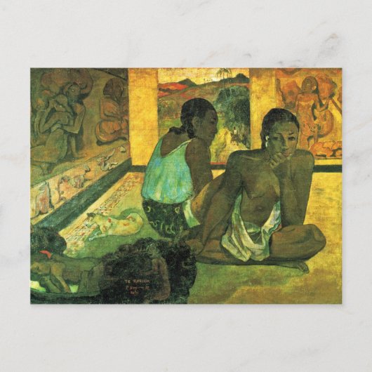 Der Traum (Reria) van Gauguin Paul Briefkaart (Voorkant)