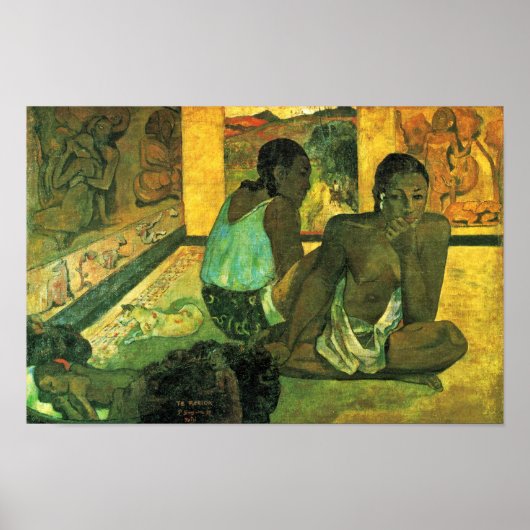 Der Traum (Reria) van Gauguin Paul Poster (Voorkant)
