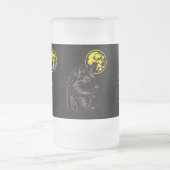 Der träumende junge Wolf Tasse Matglas Bierpul (Center)