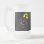Der träumende junge Wolf Tasse Matglas Bierpul (Links)