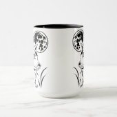Der träumende junge Wolf Tasse Mok (Midden)
