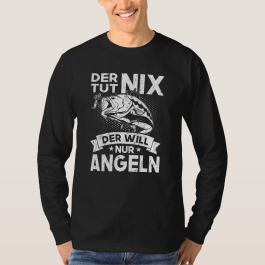 Der Tut Nix Der Vist Angler en Fischer T-shirt (Voorkant)
