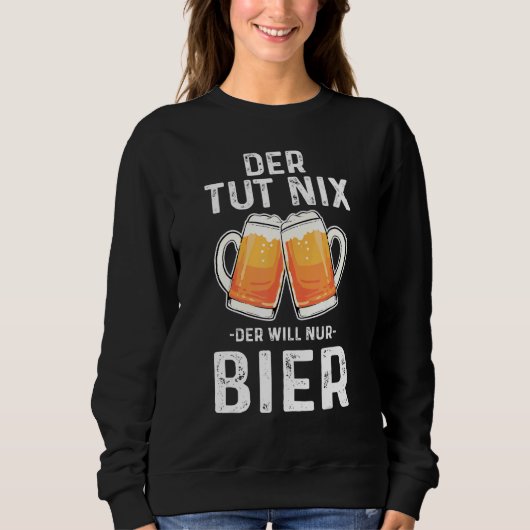 Der Tut Nix zal Nur Beer Trui (Voorkant)