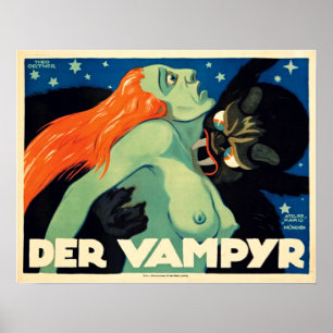 Der Vampyr Film Poster 1920 Expressionist