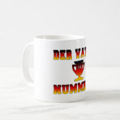 Der Vater Nummer 1 #1 Pap in Duitse Vaderdag Koffiemok (Voorkant links)