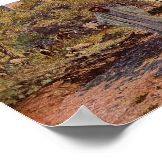 Der verlorene Sohn, Eugène Burnand Poster (Hoek)