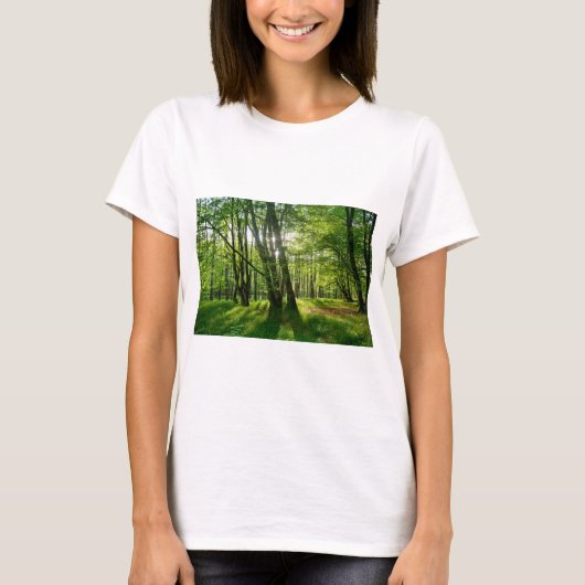 Der Wald im Frühling T-shirt (Voorkant)