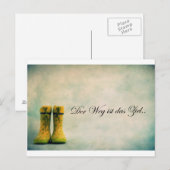 Der Weg ist das Ziel.. Briefkaart (Voorkant / Achterkant)