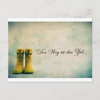 Der Weg ist das Ziel.. Briefkaart