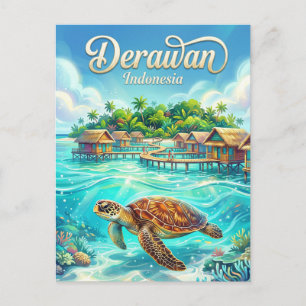 Derawan-eilanden Indonesië Briefkaart