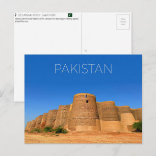 Derawar Fort, Pakistan Reisansichtkaart Briefkaart