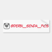@derbi_senda_pics steun bumpersticker (Voorkant)