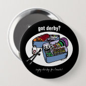 derby bento ronde button 4,0 cm (Voorkant /achterkant)