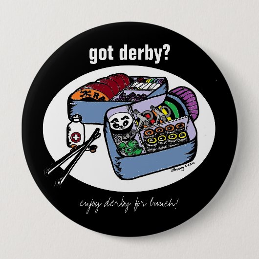 derby bento ronde button 4,0 cm (Voorkant)
