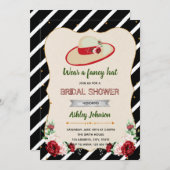 Derby big pet themabridal doucheuitnodiging kaart (Voorkant / Achterkant)