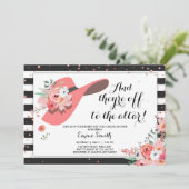 Derby Bridal Shower Invitation Draag een Pet Paard Kaart (Staand voorkant)