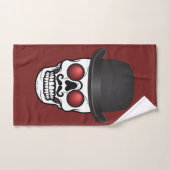 Derby Costume Skull Towel Bathroom Art Home Decor Bad Handdoek (Handdoek)