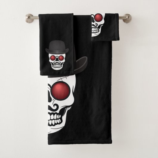 Derby Costumed Skull Bad Handdoek (Insitu)