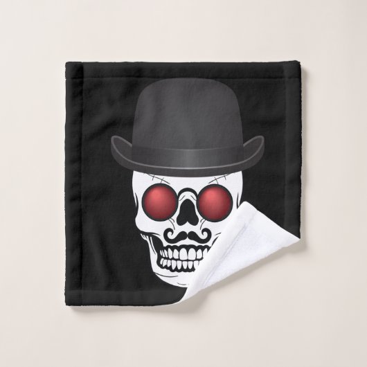 Derby Costumed Skull Bad Handdoek (Wasdoekje)