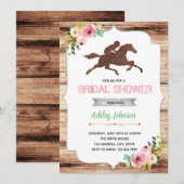 Derby dag vrijgezellenfeest feestuitnodiging kaart (Voorkant / Achterkant)