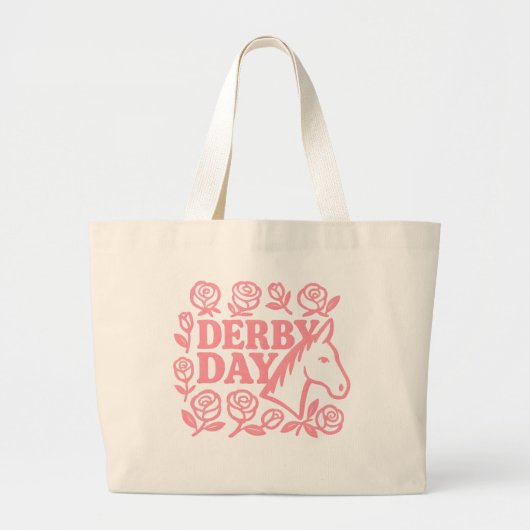 Derby Day Grote Tote Bag (Voorkant)
