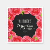 Derby Day Red Roses Servet (Voorkant)