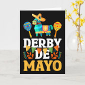 Derby De Mayo Cinco De Mayo Mexicaans  Kaart (Gele Bloem)