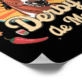 Derby De Mayo Cinco De Mayo Mexicaanse Partij Poster (Hoek)