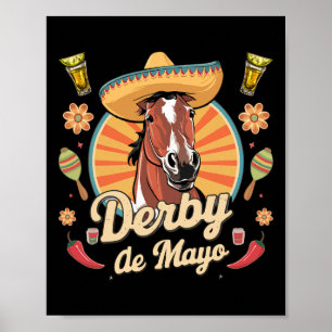 Derby De Mayo Cinco De Mayo Mexicaanse Partij Poster