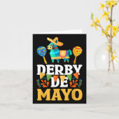 Derby De Mayo Cinco De Mayo Mexican Kaart (Gele Bloem)