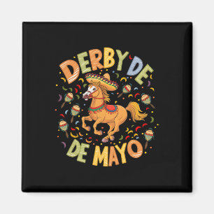Derby De Mayo Grappig Cinco De Mayo Mexicaanse Par Magneet