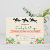 Derby de mayo-uitnodiging kaart (Staand voorkant)