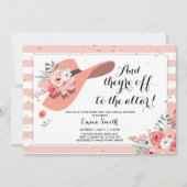 Derby Draag een Pet Horse Roos Gold Vrijgezellenfe Kaart (Voorkant)