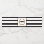 Derby Drink dranklabels voor Baby shower Waterfles Etiket (Enkel label)