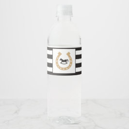 Derby Drink dranklabels voor Baby shower Waterfles Etiket