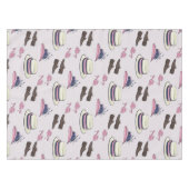 Derby Fancy Petten en Schoenen Patroon Preppy Tafelkleed (Voorkant (Horizontaal))