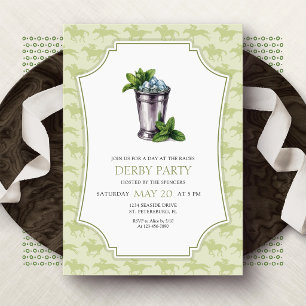 Derby Feest Mint Julep Uitnodiging