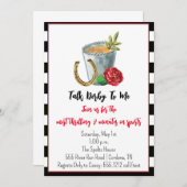 Derby-feest uitnodiging (Voorkant / Achterkant)