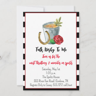 Derby-feestuitnodiging Kaart