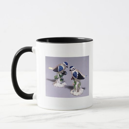 Derby figures of bluetits, c.1760 mok (Links)