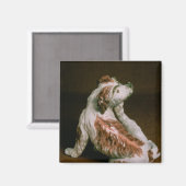 Derby figuur van een koning Charles spaniel Magneet (Voorkant / Achterkant)