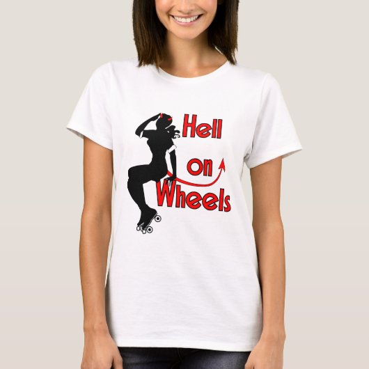Derby Girl_Hell On Wheels T-shirt (Voorkant)