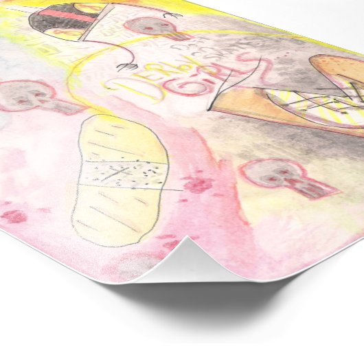 Derby Girls Foto Afdruk (Hoek)