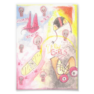 Derby Girls Foto Afdruk