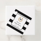 Derby Hoefijzer Rocking Horse Baby shower Bedankjes Labels (In situ)